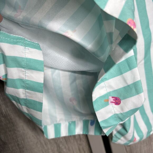 Nikben Swim Trunks Striped Ice Cream Quick Drying Pockets Lined Size XL - Picture 6 of 6